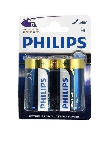 Bateria alk. LR20 PHILIPS ULTRA B2 zdjęcie 1