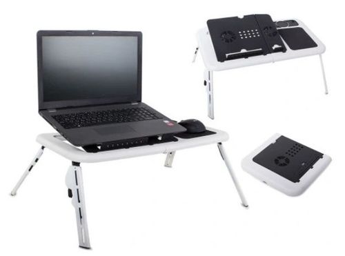 STOLIK laptop CHŁODZENIE USB 2,5m miejsce kubek na Arena.pl