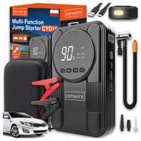 Urządzenie Rozruchowe Powerbank Jump Starter Booster Kompresor Samochodowy