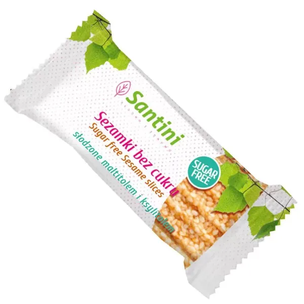 Sezamki bez Cukru Santini 27 Gram zdjęcie 1