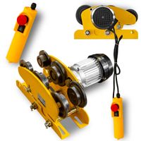 Wózek suwnicowy elektryczny 1 tona 1000kg 1T suwnica elektryczna dwuteownik