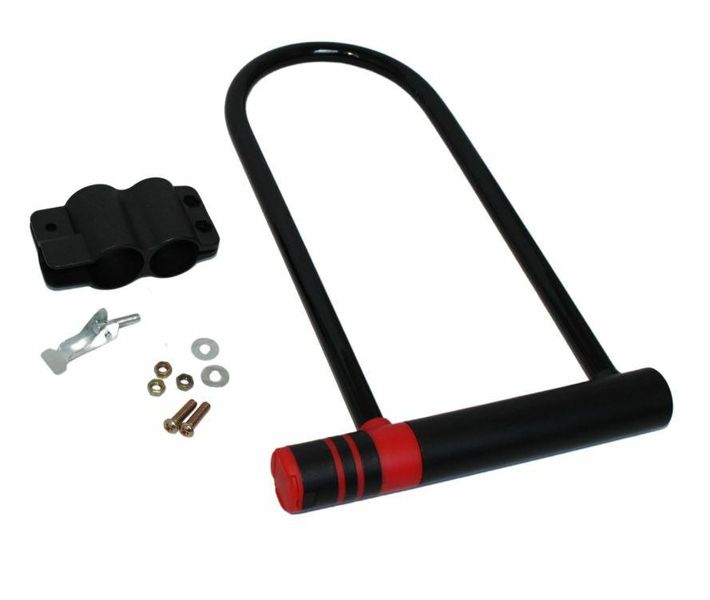 Blokada rowerowa 180 x 320mm - U-LOCK - kluczyk zdjęcie 1