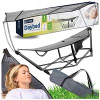 Hamak Ogrodowy na STELAŻU z DASZKIEM Stelaż BluMill Torba PRZENOŚNY