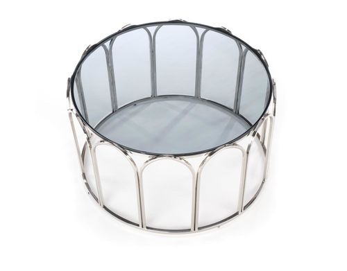 Stolik kawowy Viola dymiony /chrom na Arena.pl