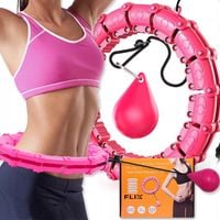 HULA HOP Z OBCIĄŻENIEM Odchudzające z obciążnikiem MASAŻER HULAHOP KOŁO