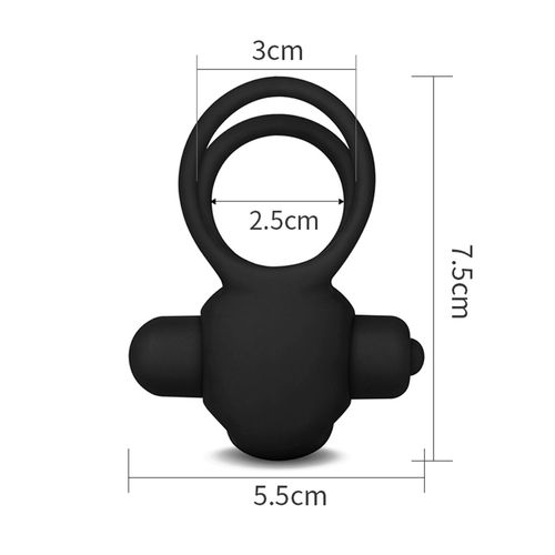 power clit duo silicone cockring black na Arena.pl