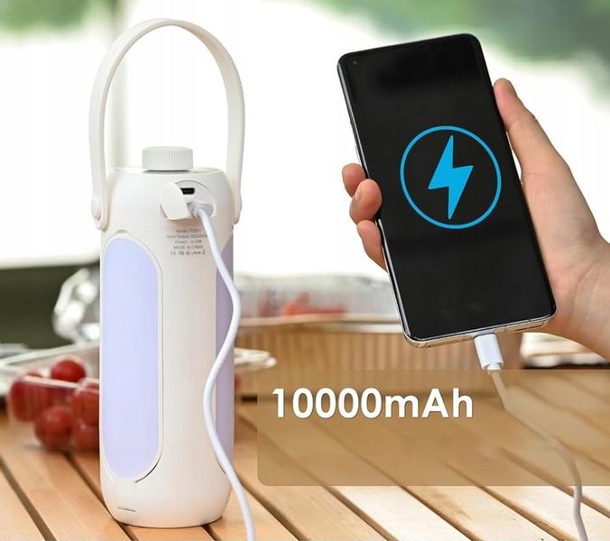 OŚWIETLENIE KEMPINGOWE LED MOŻLIWOŚĆ ŁADOWANIA 10000MAH 720LM LATARKI BIAŁY zdjęcie 15
