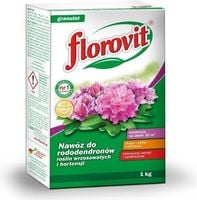 nawóz do rododendronów mineralny granulat 1kg karton florovit