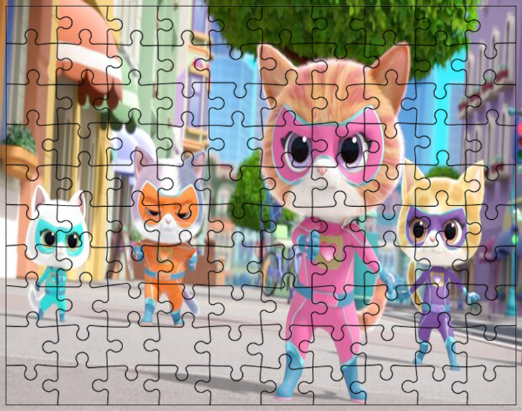 Puzzle Super Kotki zdjęcie 1