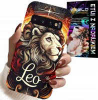 ETUI DO SAMSUNG GALAXY S10 PLUS - LEW, ZNAK ZODIAKU ASTRONOMIA + FOLIA