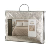 Narzuta Blink 6 170X210 cm kremowa welurowa foliowy nadruk