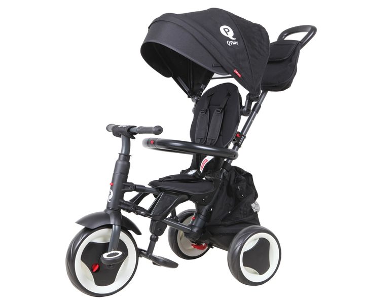 ND18_3844 Qplay Rowerek Trojkolowy Rito Plus Blac zdjęcie 1