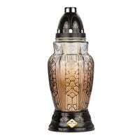 Znicz Szklany Lampion 1077 NZ CZ Braz 28cm