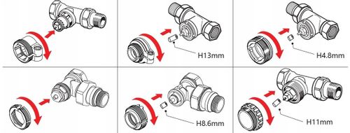 Inteligentna Głowica Termostatyczna GTZ09 ZigBee 3.0 TUYA Smart Life na Arena.pl