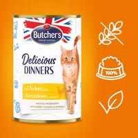Butchers mokra karma dla kota Delicious Dinners kurczak 10x400g