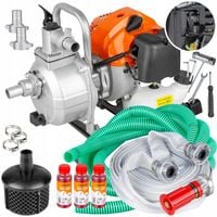 MOTOPOMPA POMPA SPALINOWA WODY 1"+WĘŻE+OLEJE ŁATWE ZASYSANIE JAKOŚC ZESTAW