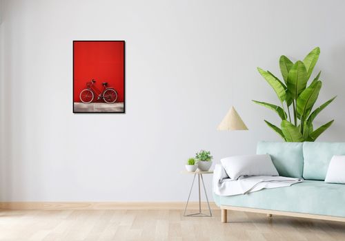 Plakat 50x70cm Czerwony Rower na Arena.pl