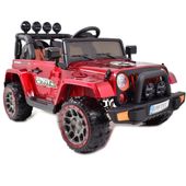 MEGA JEEP FULLTIME, NAPĘD 4X4, 1X12V ,WOLNY START/ MIĘKKIE KOŁA