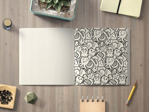 Travel Doodle. Kolorowanka do torebki. na Arena.pl