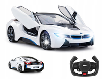 BMW i8 RASTAR DUŻY SAMOCHÓD STEROWANY 1:14 AUTO RC OTWIERANE DRZWI ŚWIATŁA