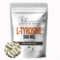L-Tyrozyna 100kaps 500mg AMINOKWASY PAMIĘĆ SKUPIENIE KONCENTRACJA