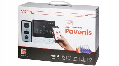 WIDEODOMOFON WiFi Domofon Full HD Czytnik BRELOKI Brama 7" + APLIKACJA na Arena.pl