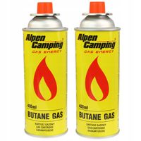 GRILL NA KARTUSZE GAZOWE KUCHENKA GAZOWA TURYSTYCZNY PRZENOŚNY ZESTAW 2xGAZ