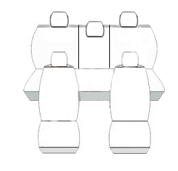 Pokrowce MIAROWE do Opel Zafira B 5os. Practic zdjęcie 3