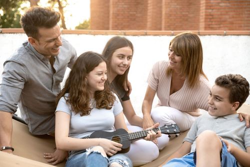 DLA DZZIECI MINI GITARA CZARNA na Arena.pl