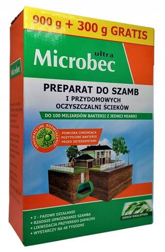 BIO MICROBEC Ultra 10 x MOCNIEJSZY BAKTERIE 1,2 kg na Arena.pl