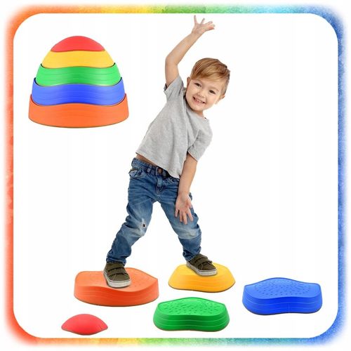 ŚCIEŻKA SENSORYCZNA XL KAMIENIE BALANSUJĄCE DLA DZIECI TRENING RÓWNOWAGI na Arena.pl