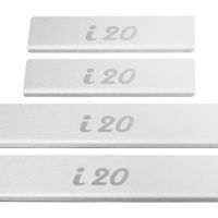 Listwa progowa HYUNDAI I20 MK2 Stal nierdzewna 304 mat 4szt