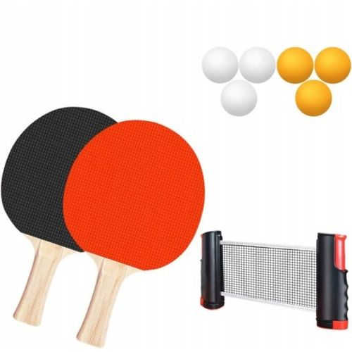 ZESTAW DO PING-PONG RAKIETKI SIATKA I PIŁECZKI na Arena.pl