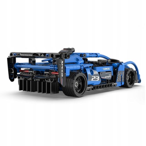 CADA KLOCKI AUTO SAMOCHÓD SPORTOWY WYŚCIGÓWKA SHADOW NAPĘD PULL BACK 380 EL zdjęcie 6