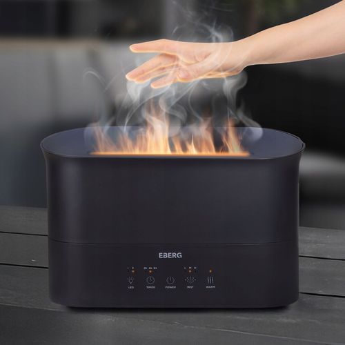 Nawilżacz powietrza EBERG LUMO 2,2l aromaterapia kominek 3D efekt na Arena.pl