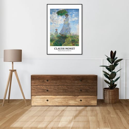 Plakat 60x80cm Design Madame Monet, Monet Vintage do Salonu na Arena.pl