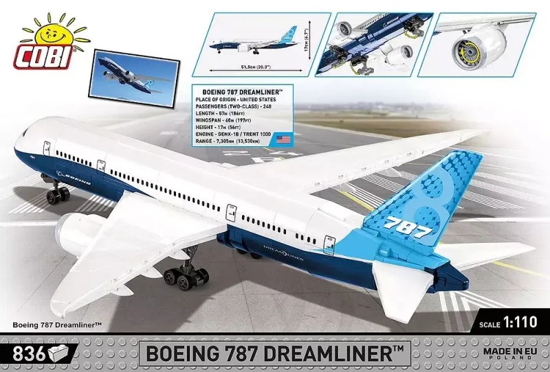 Cobi 26603. Boeing 787 Dreamliner zdjęcie 4