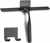 ŚCIĄGACZKA DO WODY CZARNA Z UCHWYTEM DO SZYBY KABIN