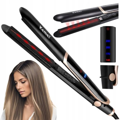 Prostownica do włosów Podczerwień Jonizacja + KRĘCI WŁOSY 2w1 PRO na Arena.pl