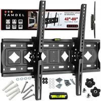 Uchwyt do telewizora 42-80 cali wieszak TV uniwersalny extra mocny do