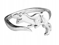 pierścionek z dinozaurem