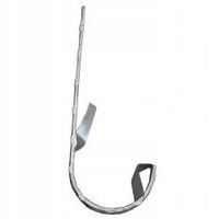 UCHWYT RYNNY PROSTY 150MM OCYNKOWANY - RSU 150P S