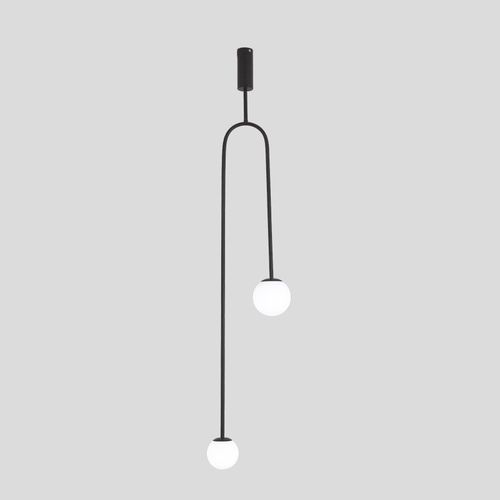 Lampa wisząca Loop czarna 123 cm na Arena.pl