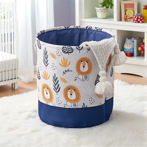 pojemnik na zabawki kosz, worek na pranie, lwy 40x35cm - or115 na Arena.pl