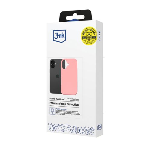 apple iphone 16 plus - 3mk hardy magsilicone pink na Arena.pl