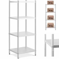 regał metalowy magazynowy gastronomiczny do 200 kg 70 x 60 x 180 cm