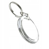 Brelok do kluczy akryl komponenty miejsce na logo