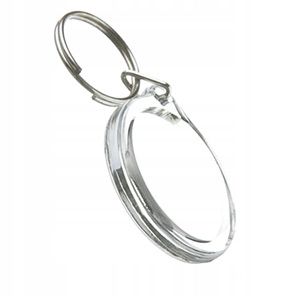 Brelok do kluczy akryl komponenty miejsce na logo zdjęcie 1