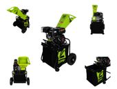 Rębak rozdrabniacz spalinowy do gałęzi drewna łuparka ogrodowa 4,1 kW 50 mm