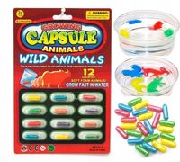 Magiczne kapsułki ZWIERZĘTA rosnące w wodzie 12SZT